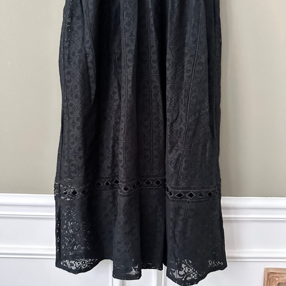 J.O.A Black Eyelet Dress - Small - Picture 4 of 8